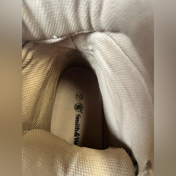 Smith and Wesson Tactical Desert Combat Boots Men Size 10 Tan Suede Lace Up - Picture 5 of 10